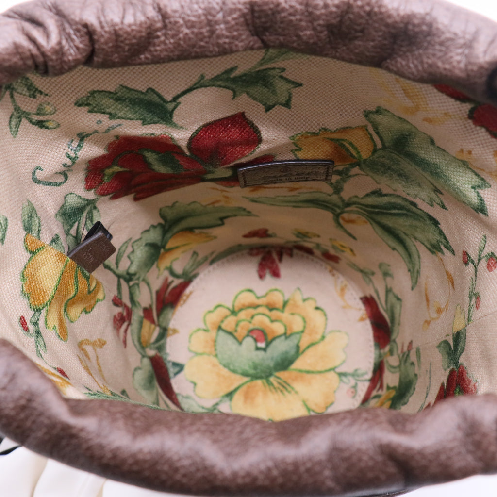 Gucci Ophidia GG Flora Small Bucket Bag Twins LDJ2838