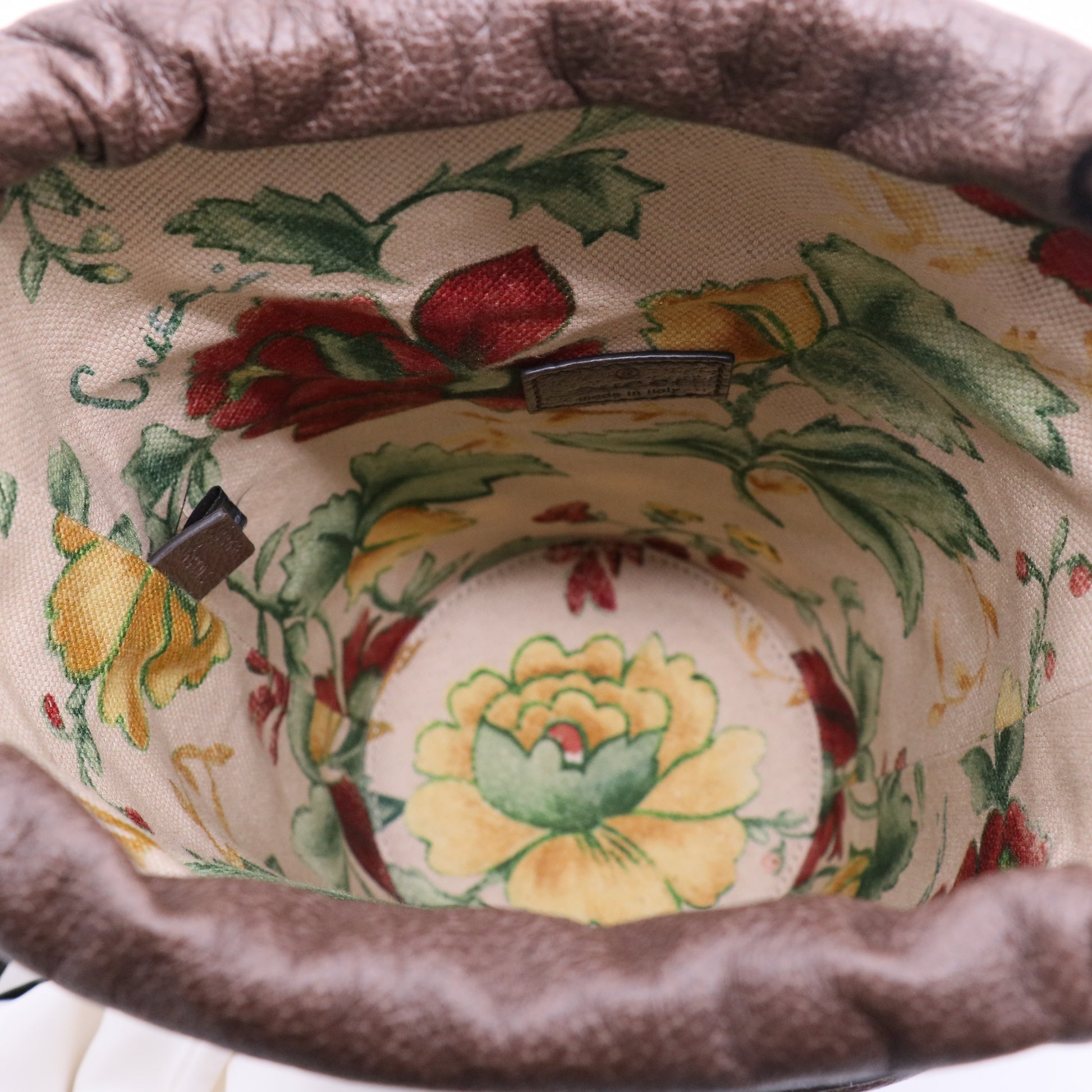 Gucci Ophidia GG Flora Small Bucket Bag Twins LDJ2838