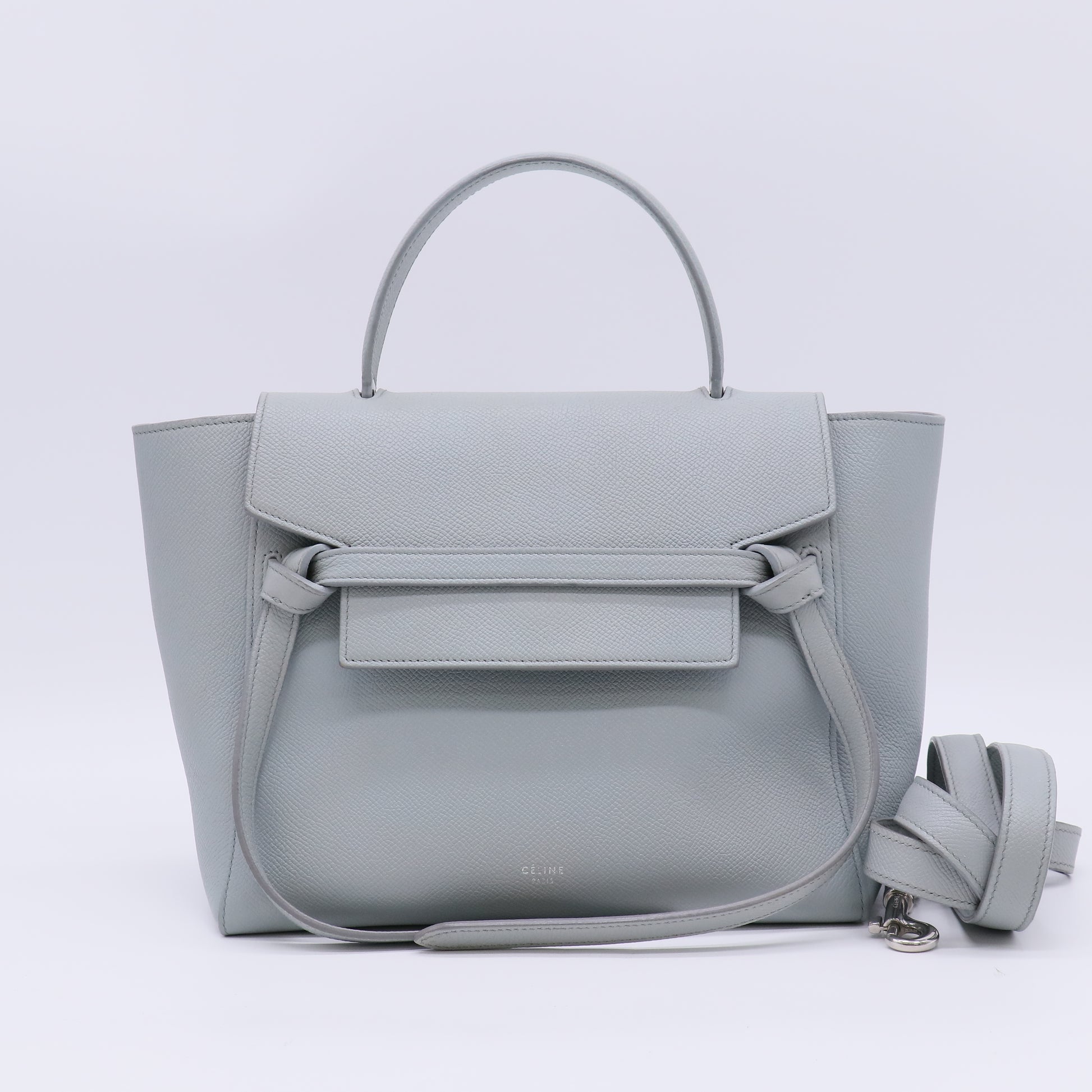 Belt Bag Textured Leather Nano Twins LDZ349