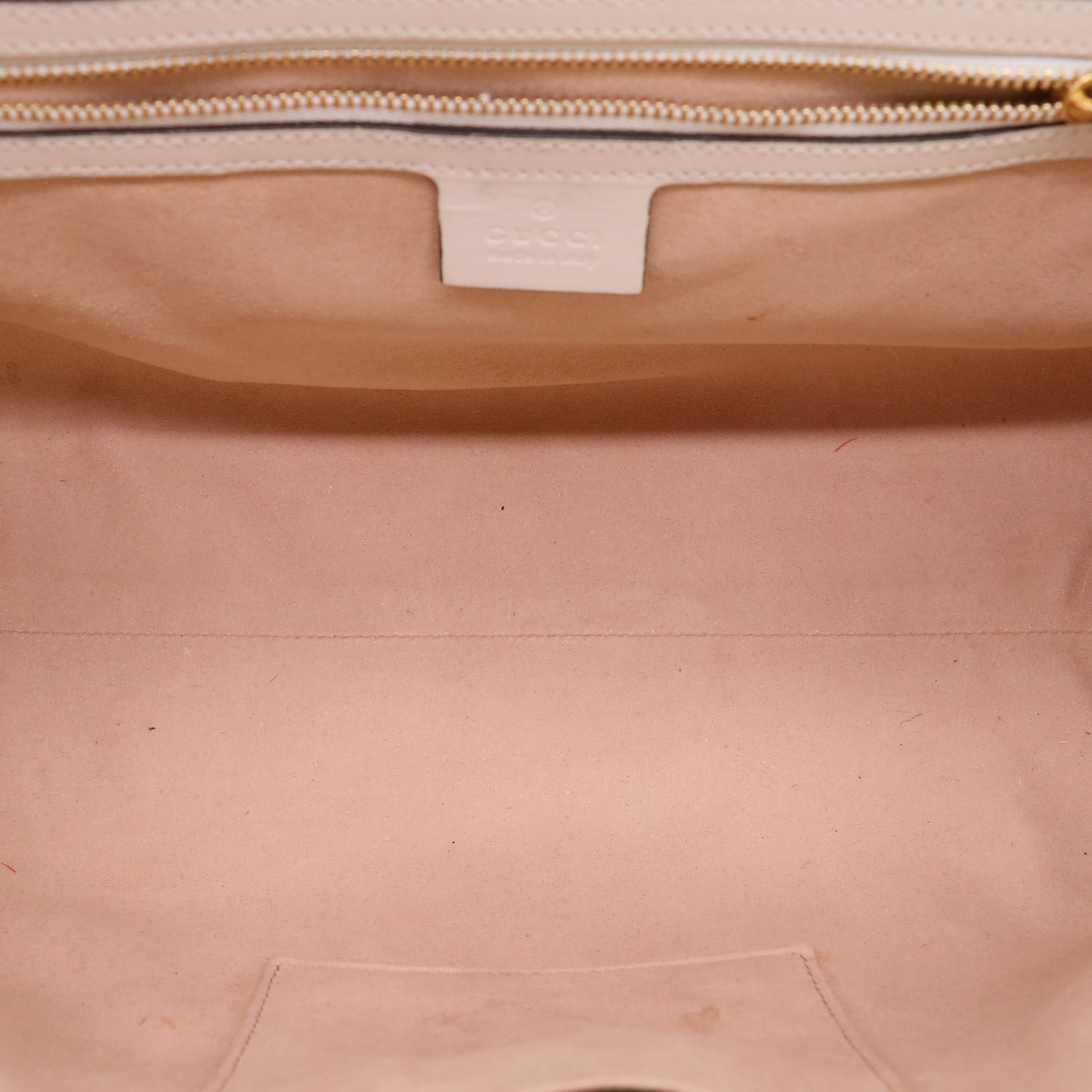 Gucci Beige/White GG Supreme Coated Canvas and Leather Padlock Tote Bag twins LDZ875