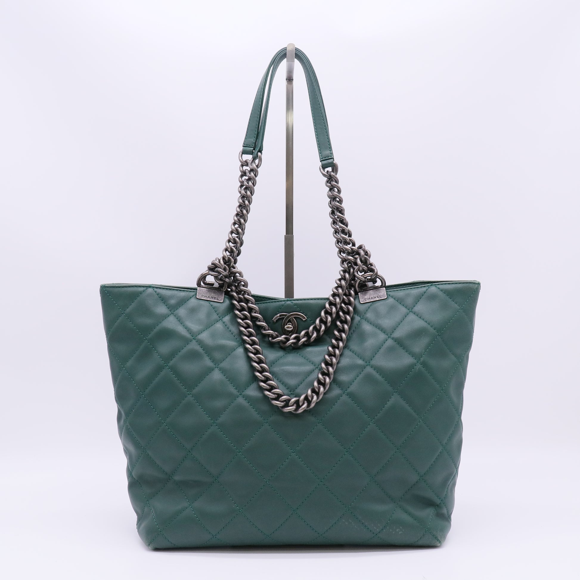 Chanel Quilted Shopping In Chains Tote twins LDJ5554