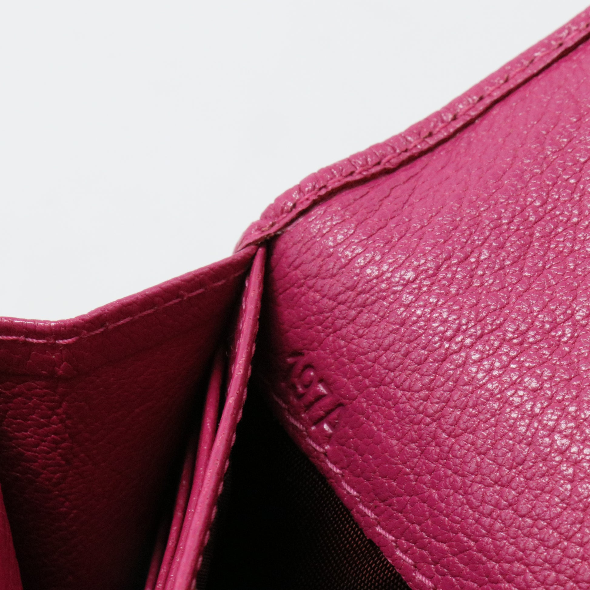 Goatskin Madras Wallet Peonia