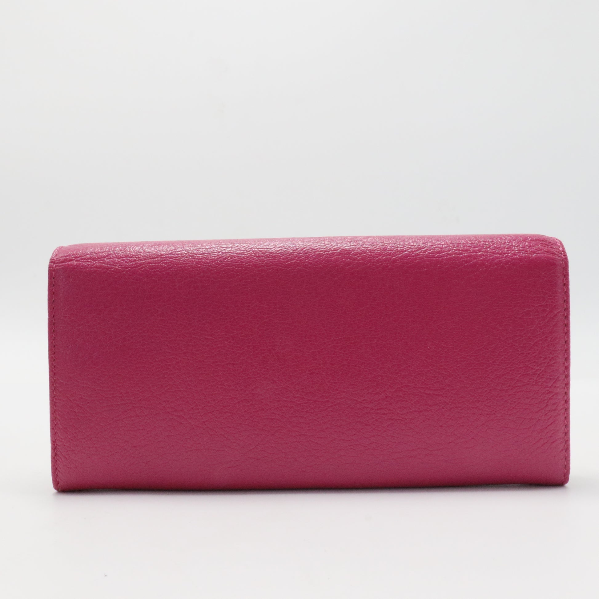 Goatskin Madras Wallet Peonia