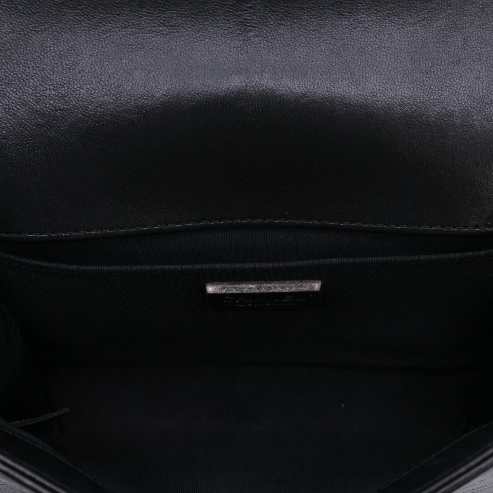 Chanel Calfskin Strass Crystal Small Boy Flap Black twins LDJ4961