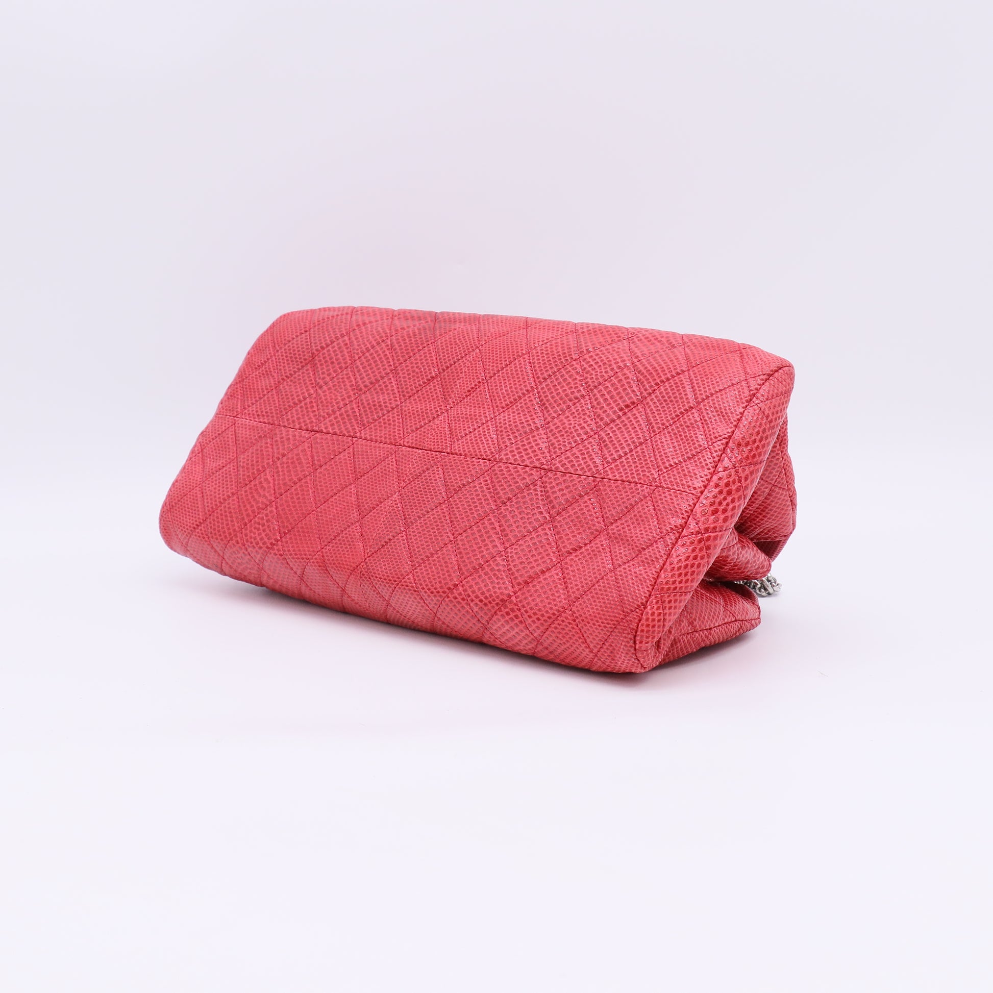 Chanel Just Mademoiselle Bag Quilted Lizard Small twins LDJ5560