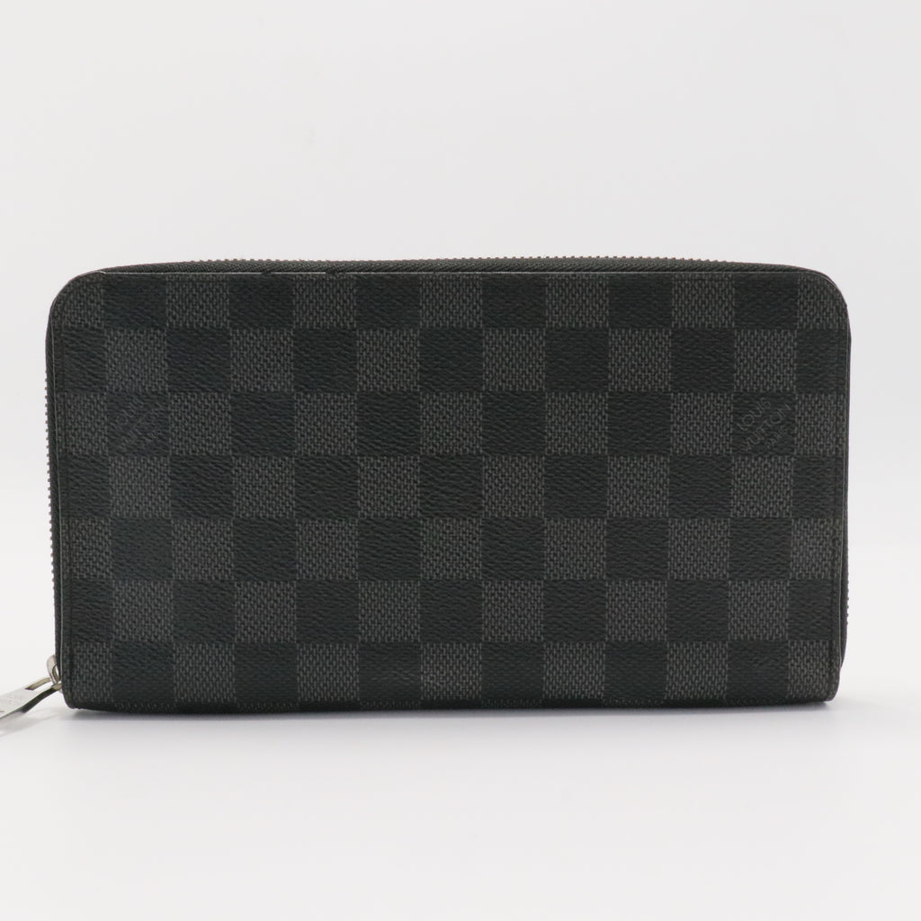 Damier Graphite Pattern Zippy Organizer Wallet