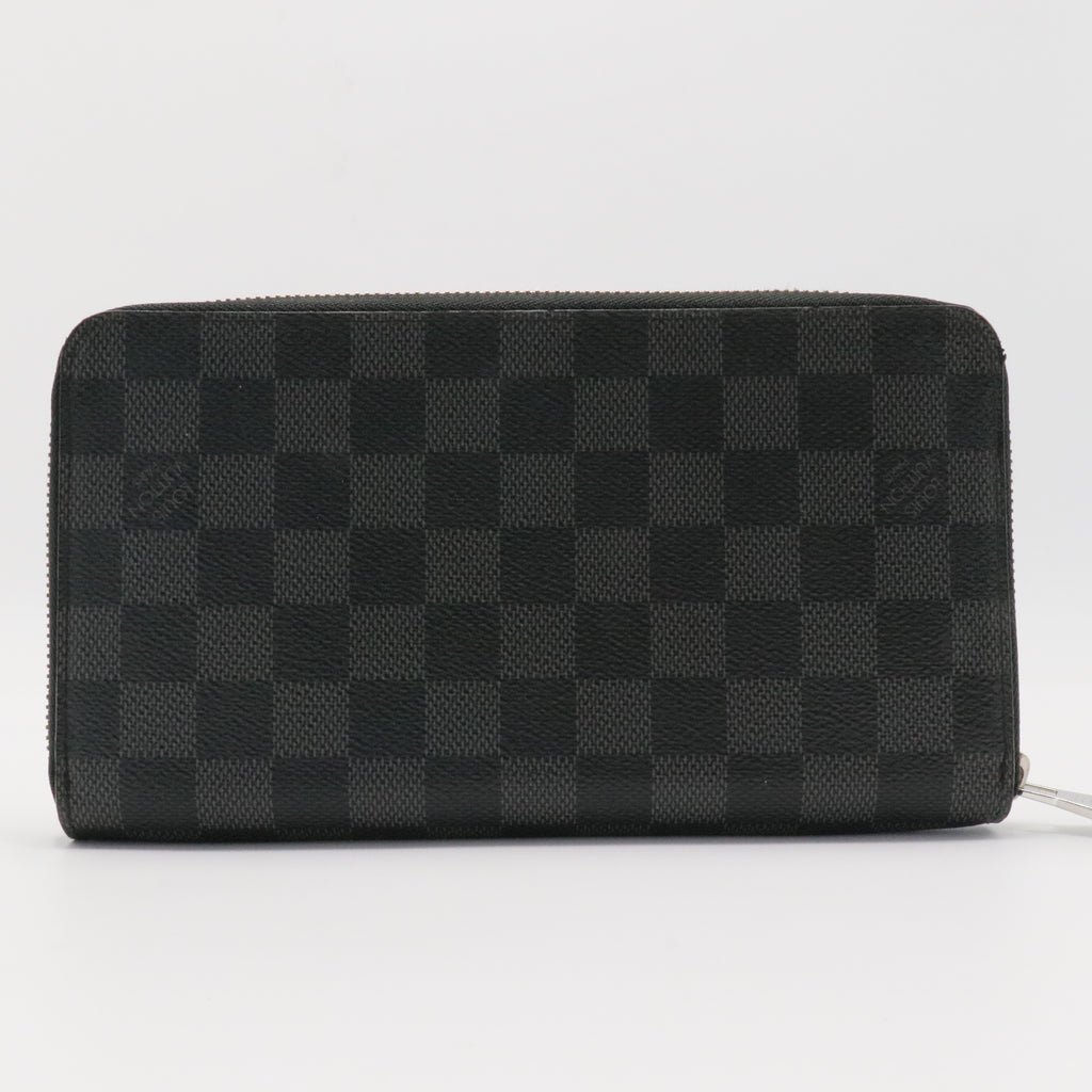 Damier Graphite Pattern Zippy Organizer Wallet
