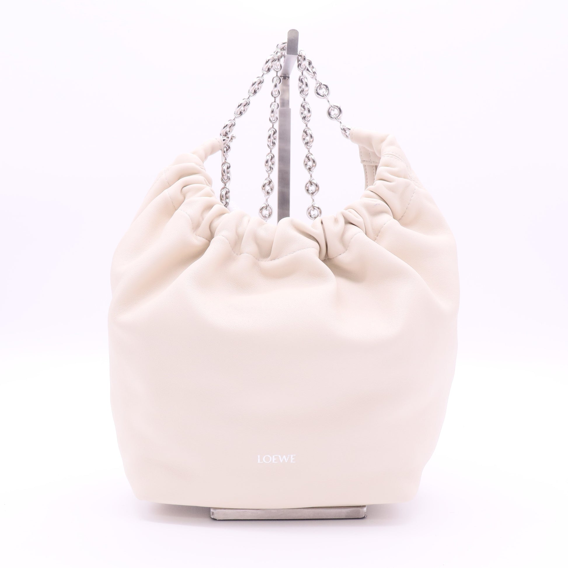 Squeeze Hobo Bag Leather Small