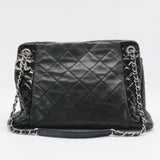 CC Charm Quilted Lambskin Patent Leather Tote