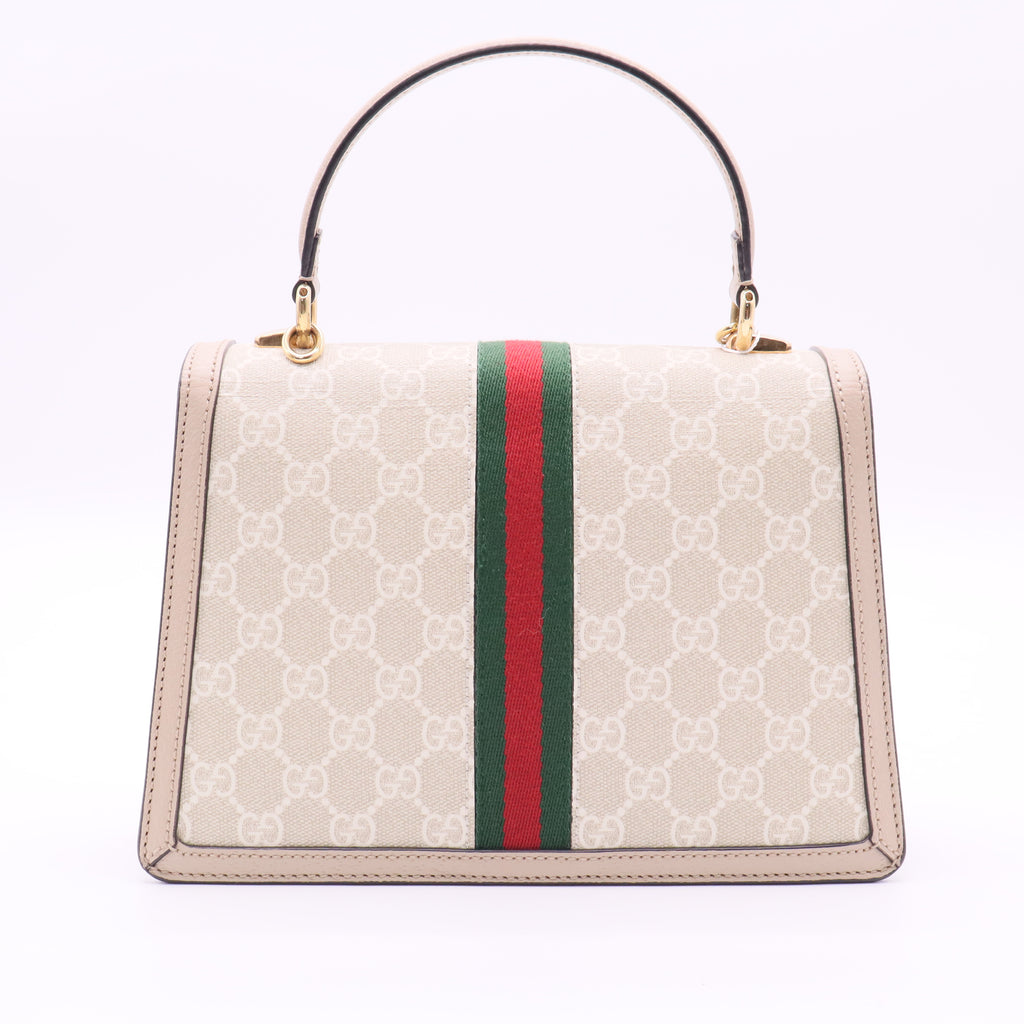GG Supreme Medium Ophidia Top Handle Bag twins