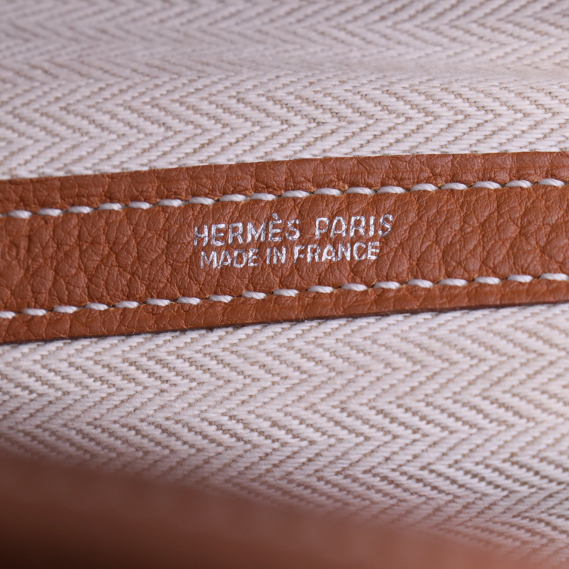 Hermes Gold Negonda Leather Garden Party 36 Bag twins B22090