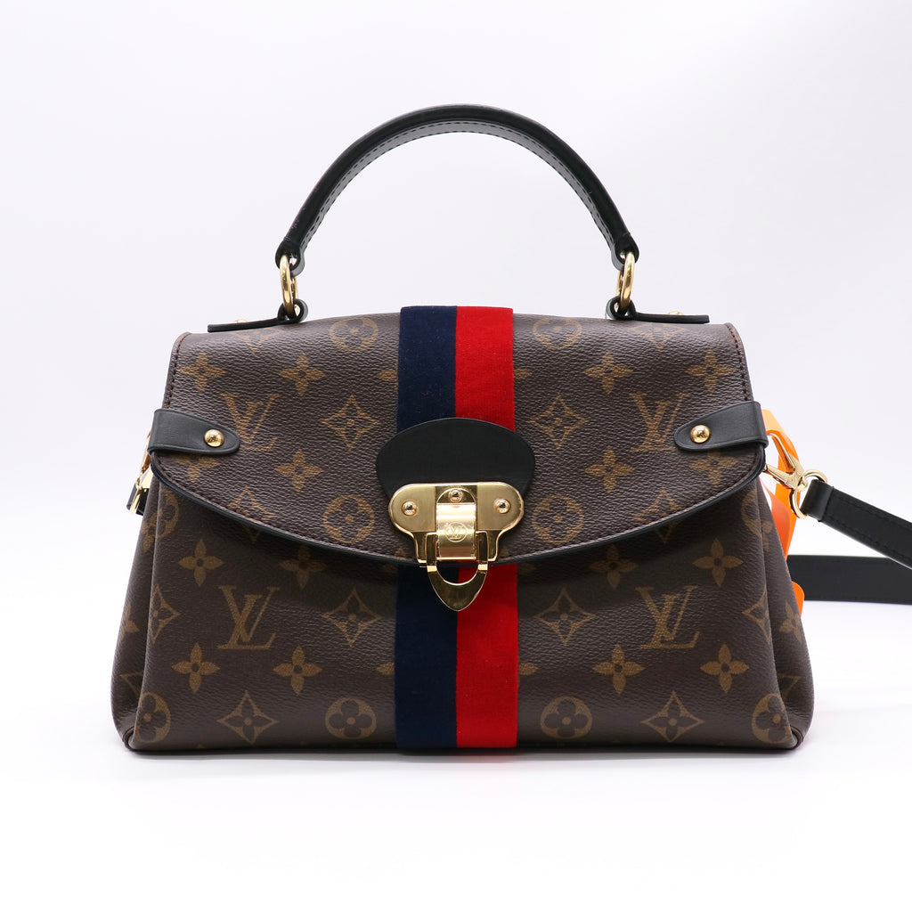 Georges BB Marine Cherry Monogram Bag Twins LDZ365