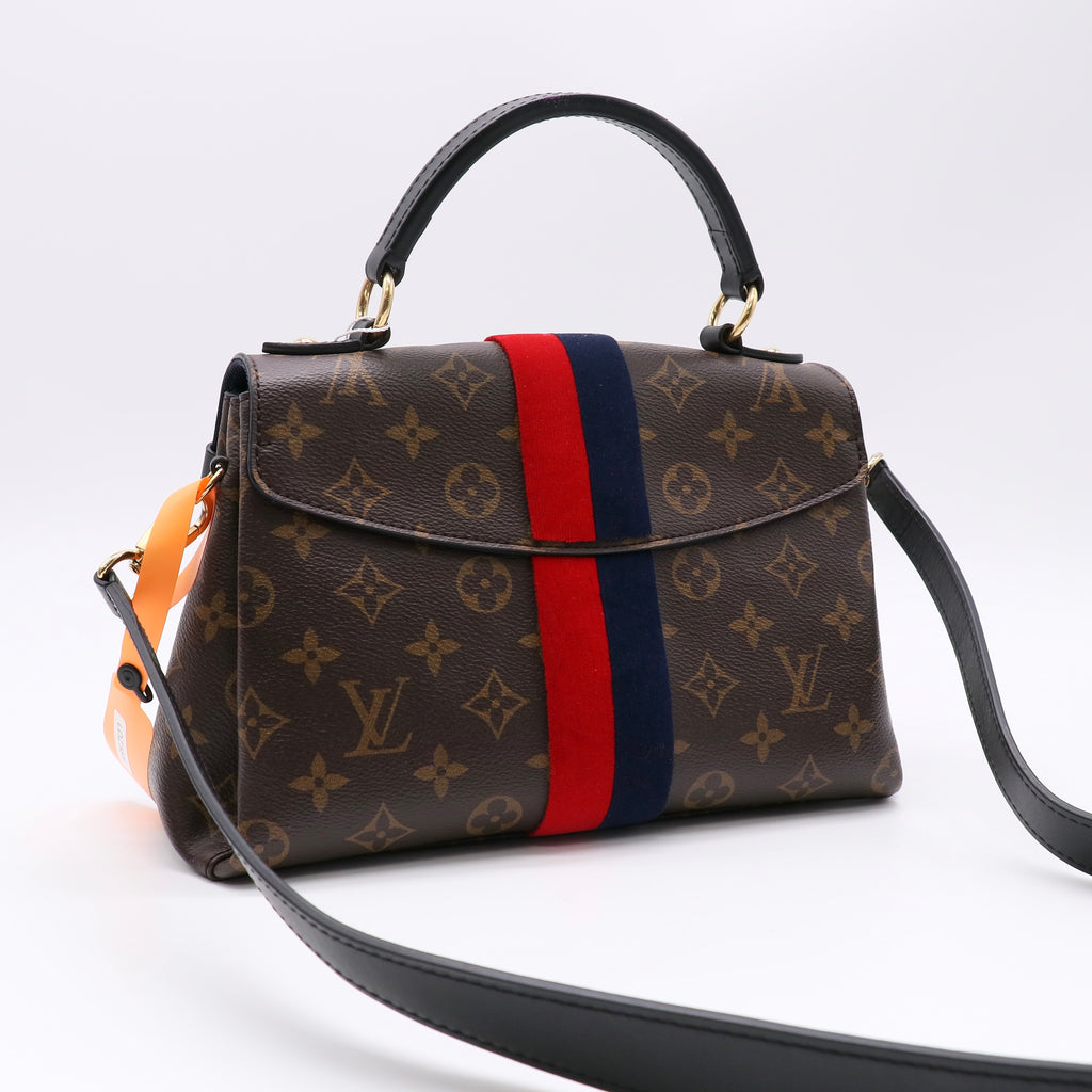 Georges BB Marine Cherry Monogram Bag Twins LDZ365