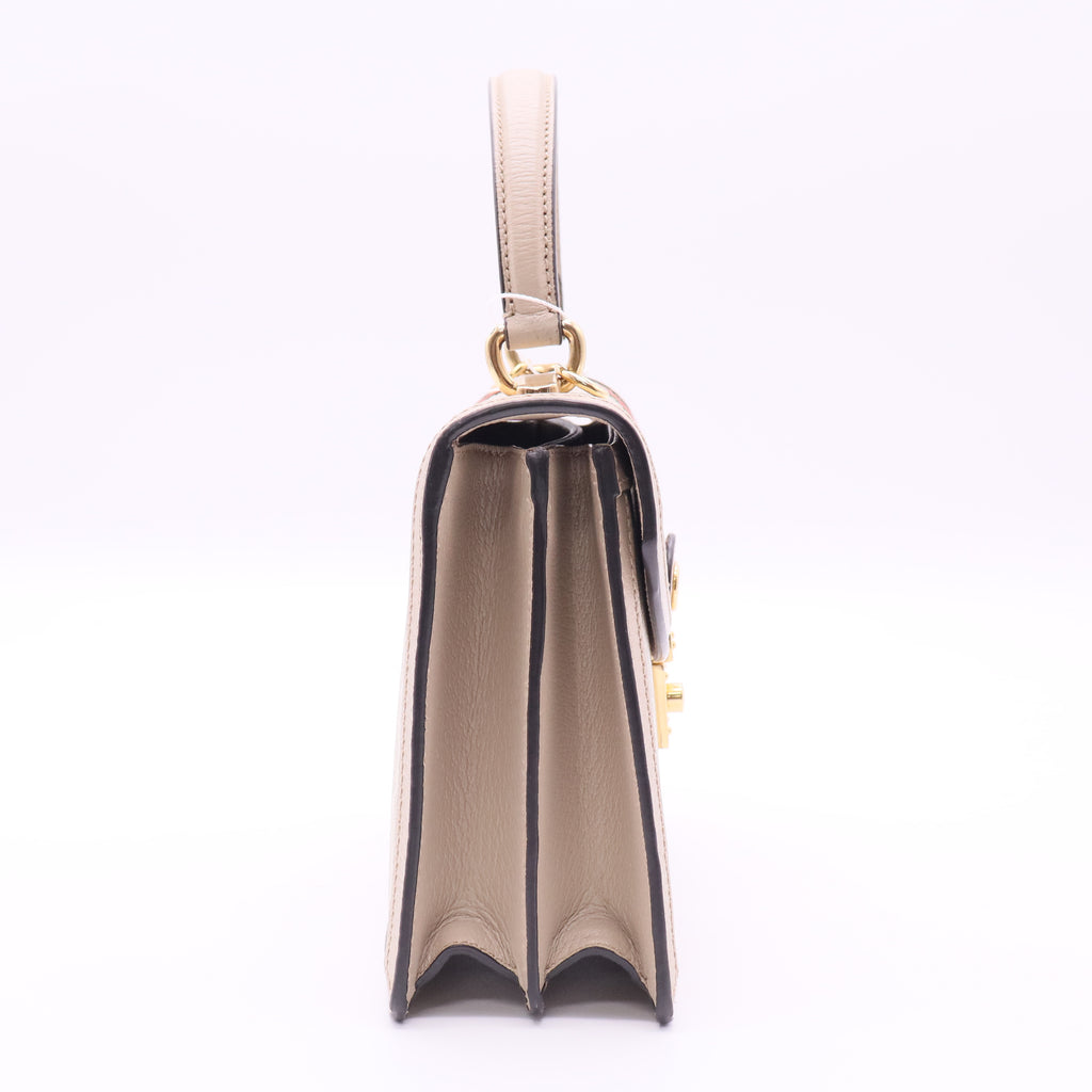 GG Supreme Medium Ophidia Top Handle Bag twins