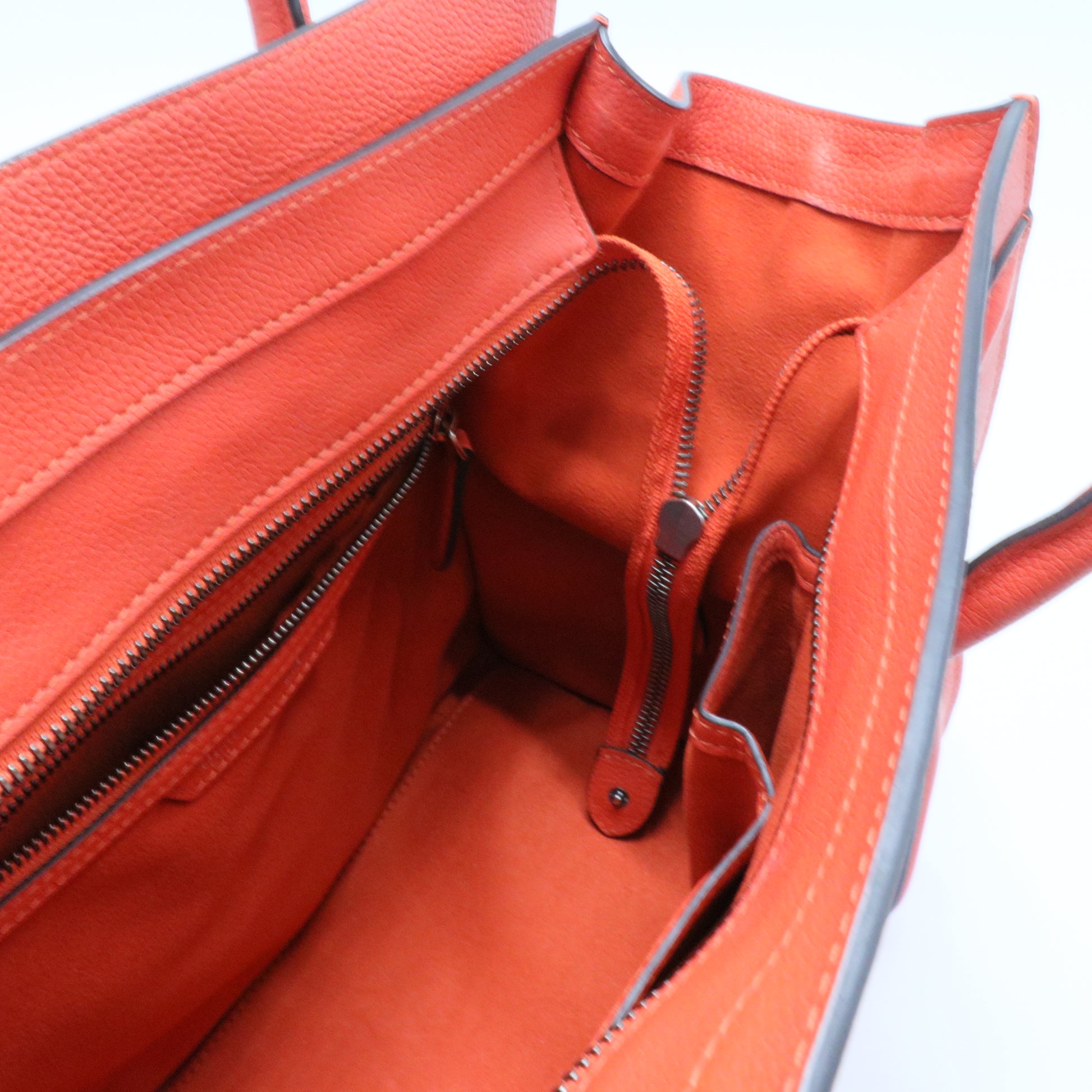 Luggage Bag Grainy Leather Mini