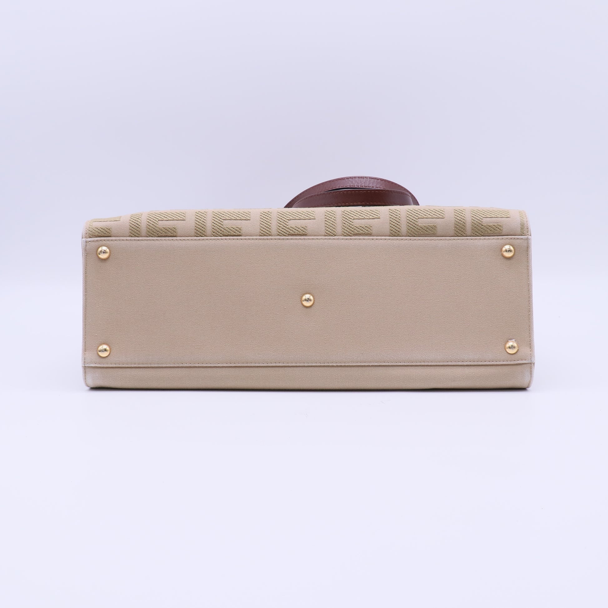 Fendi Canvas FF Peekaboo X-Lite Tote Twins B21157