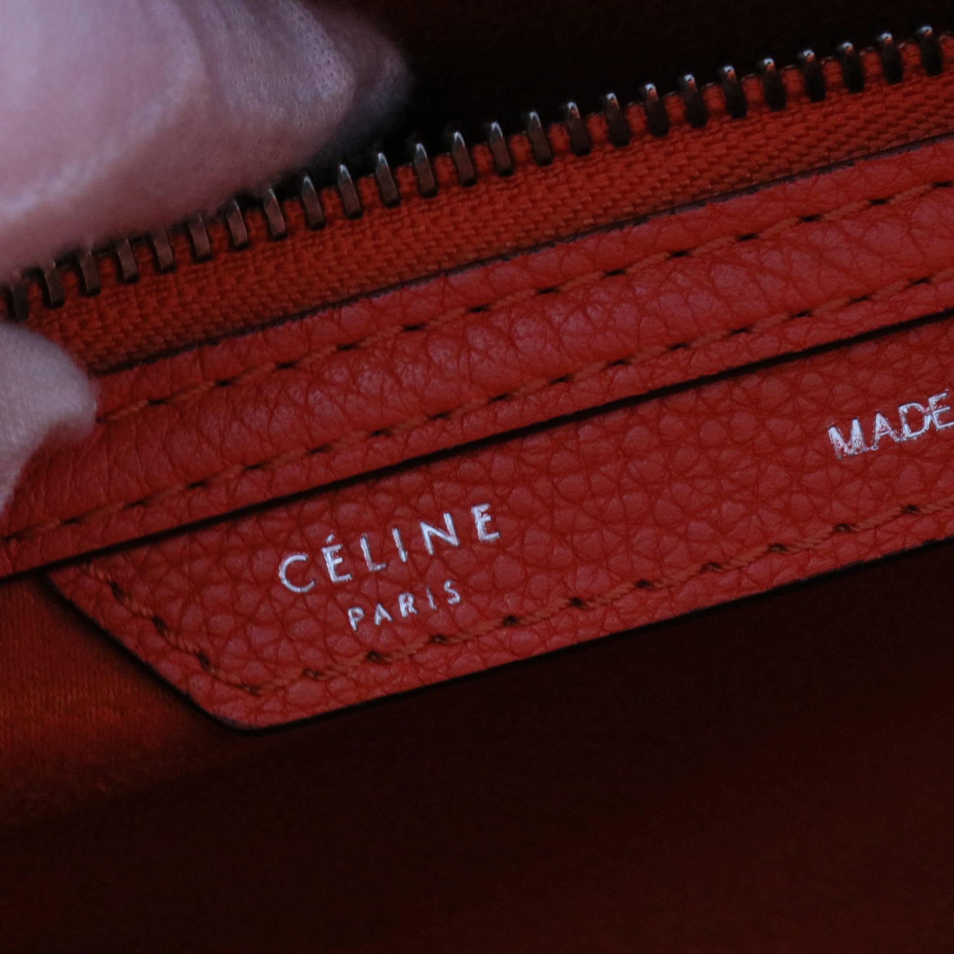 Luggage Bag Grainy Leather Mini