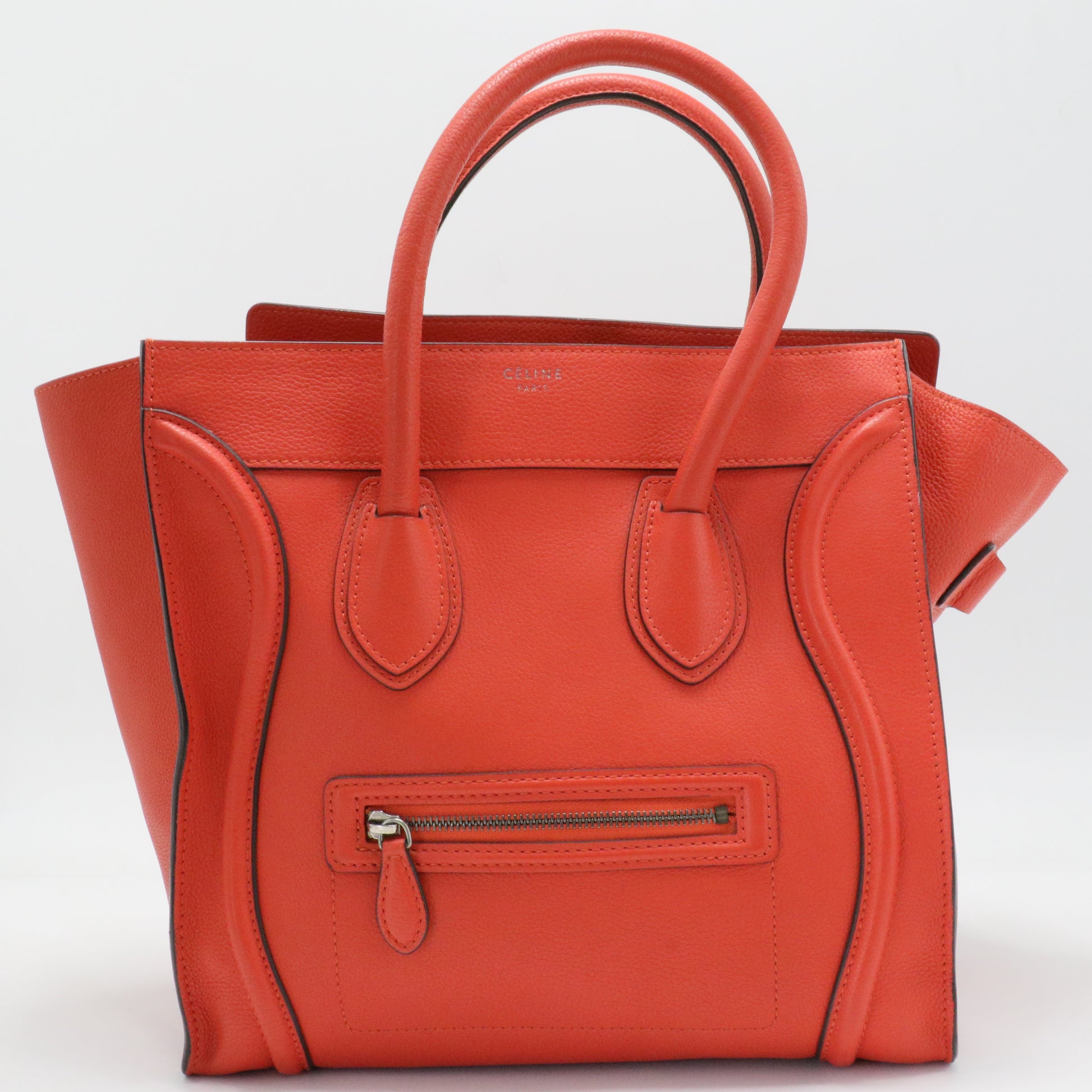 Luggage Bag Grainy Leather Mini