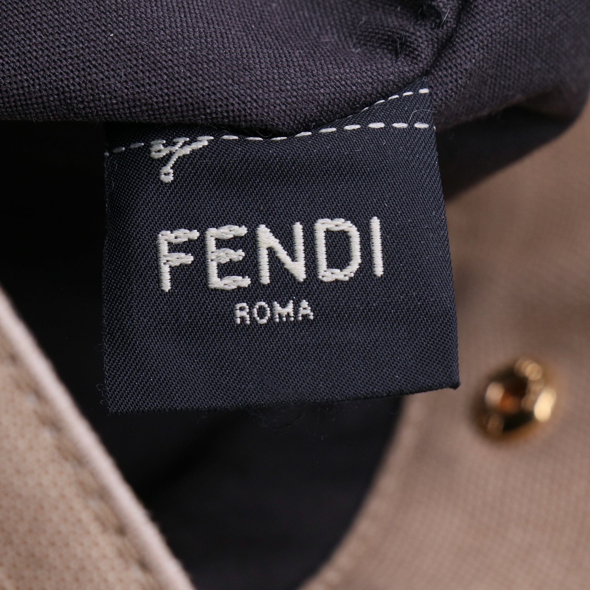 Fendi Canvas FF Peekaboo X-Lite Tote Twins B21157