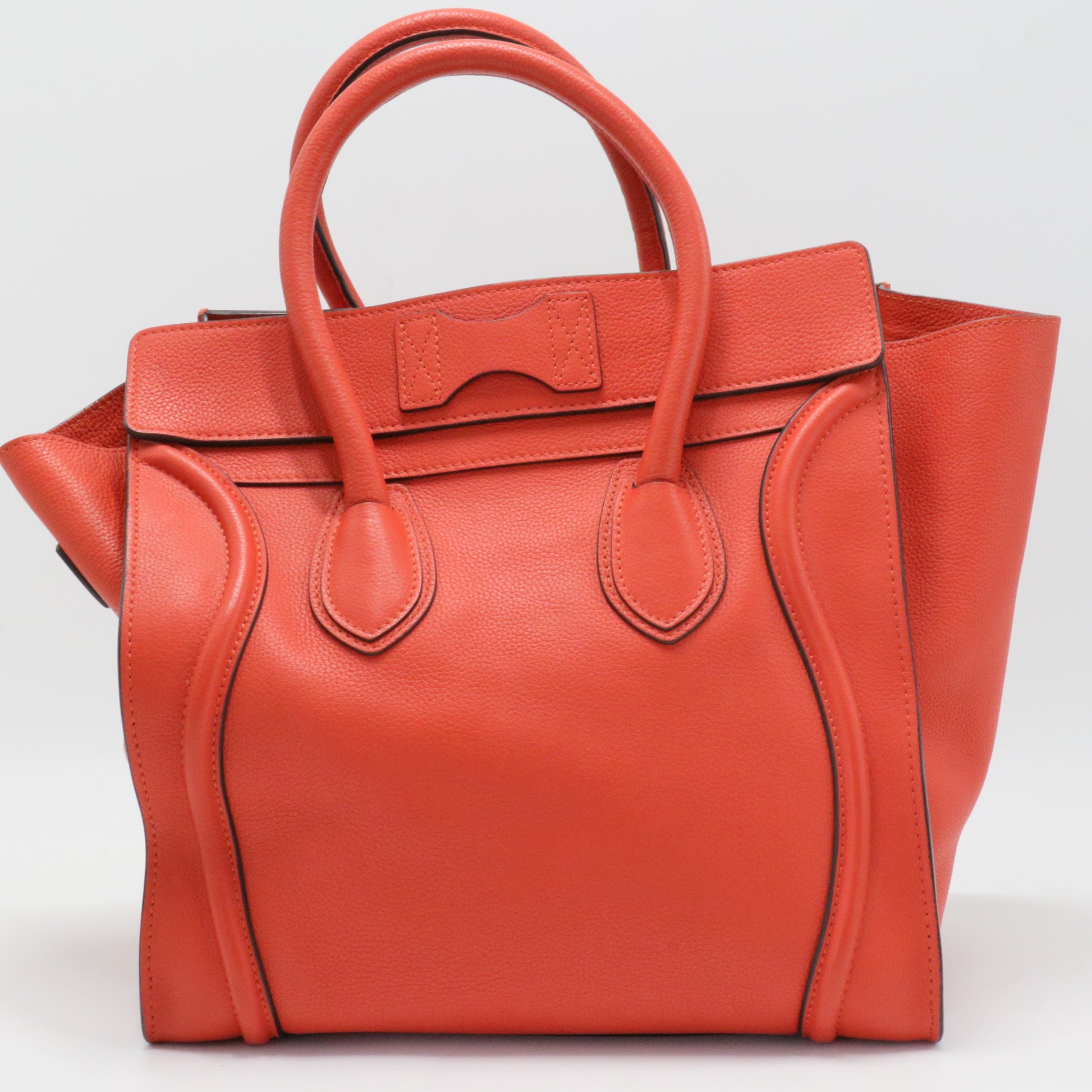 Luggage Bag Grainy Leather Mini