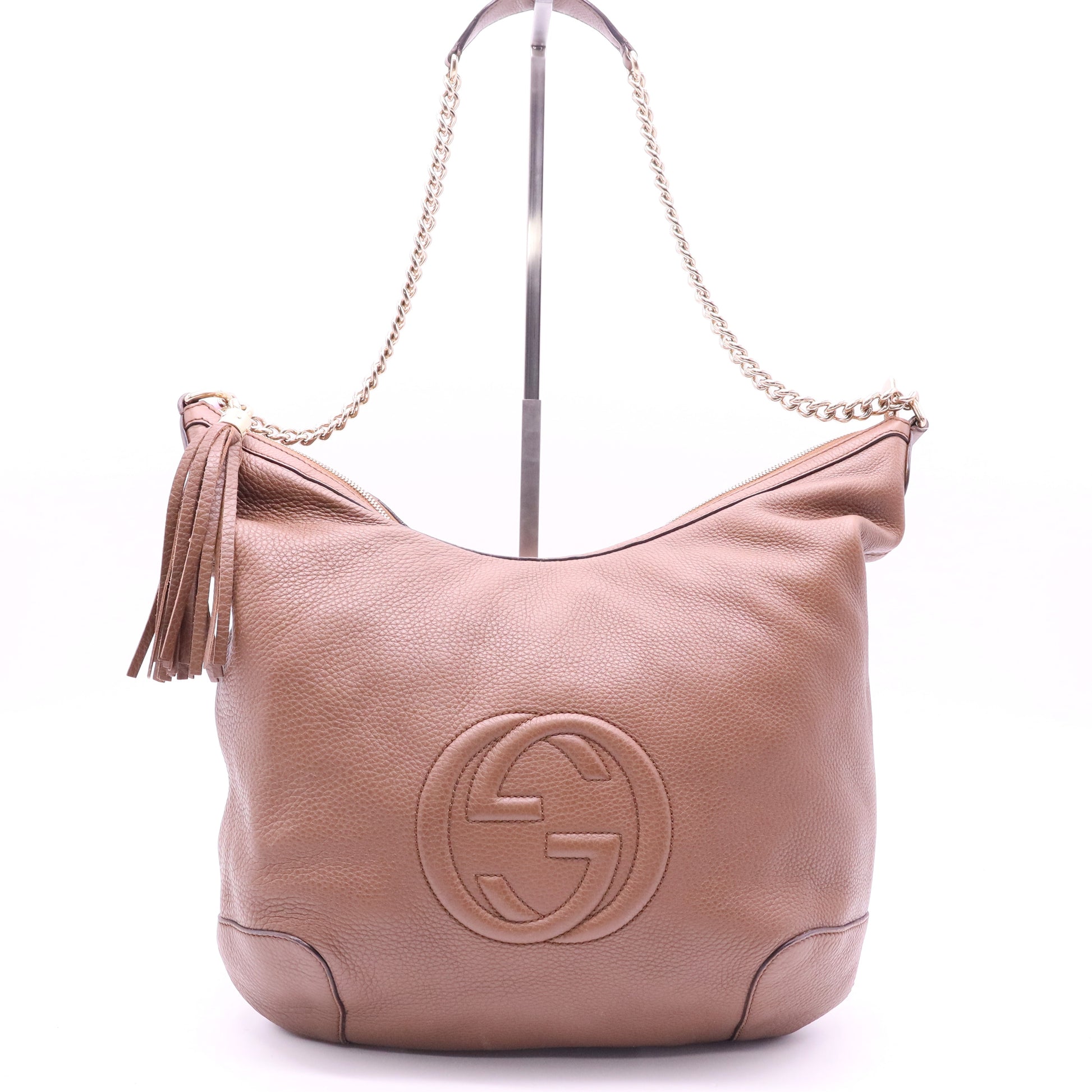 Interlocking G Medium Soho Chain Hobo Twins LDJ2051