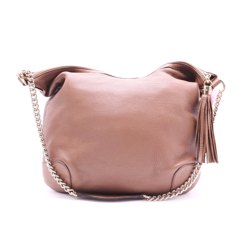 Interlocking G Medium Soho Chain Hobo Twins LDJ2051