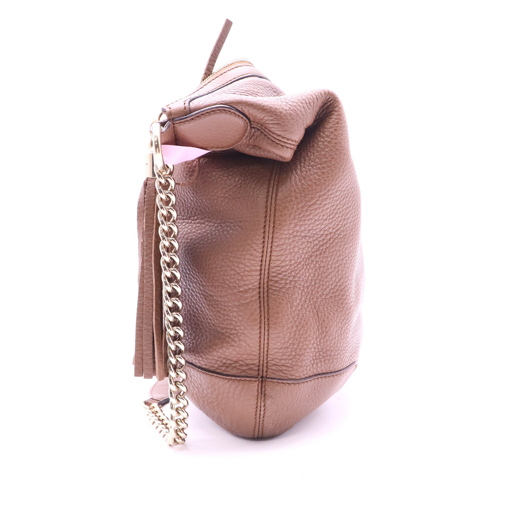Interlocking G Medium Soho Chain Hobo Twins LDJ2051