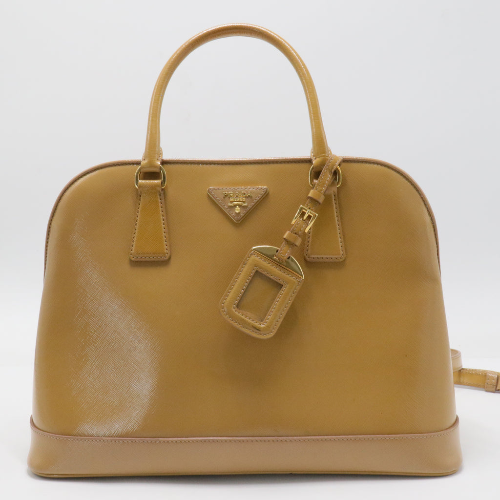 Open Promenade Bag Saffiano Leather Large