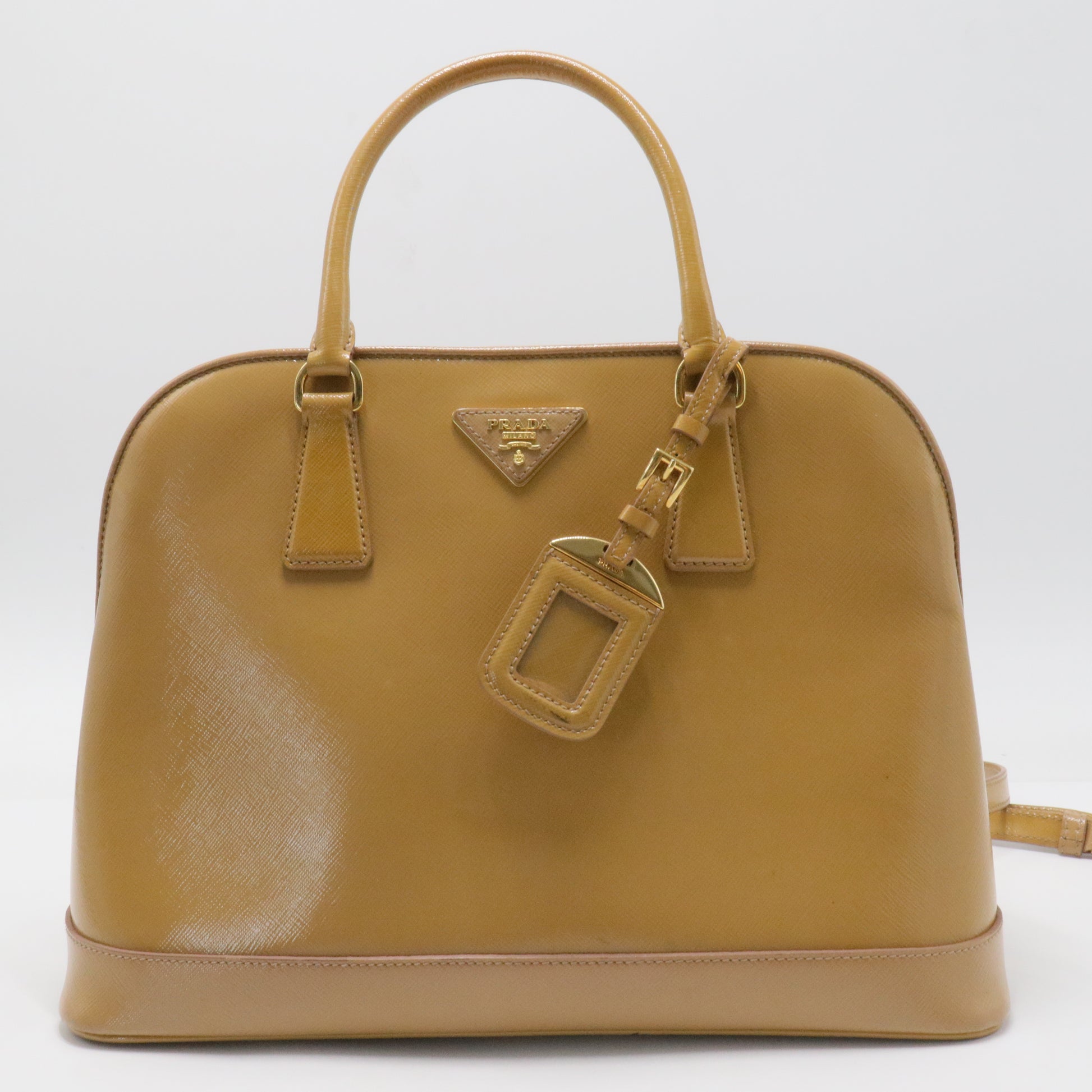 Open Promenade Bag Saffiano Leather Large