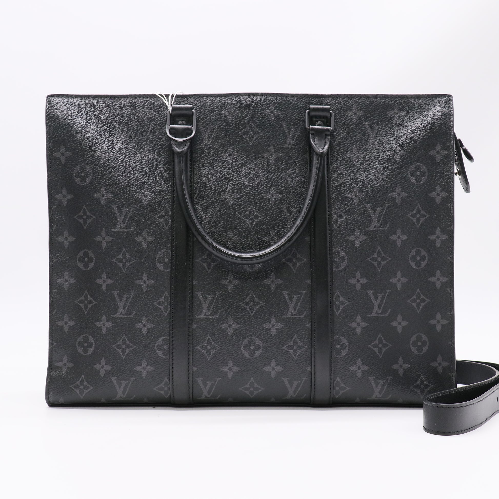 Louis Vuitton Monogram Eclipse Sac Plat Horizontal Zipper twins LDZ361
