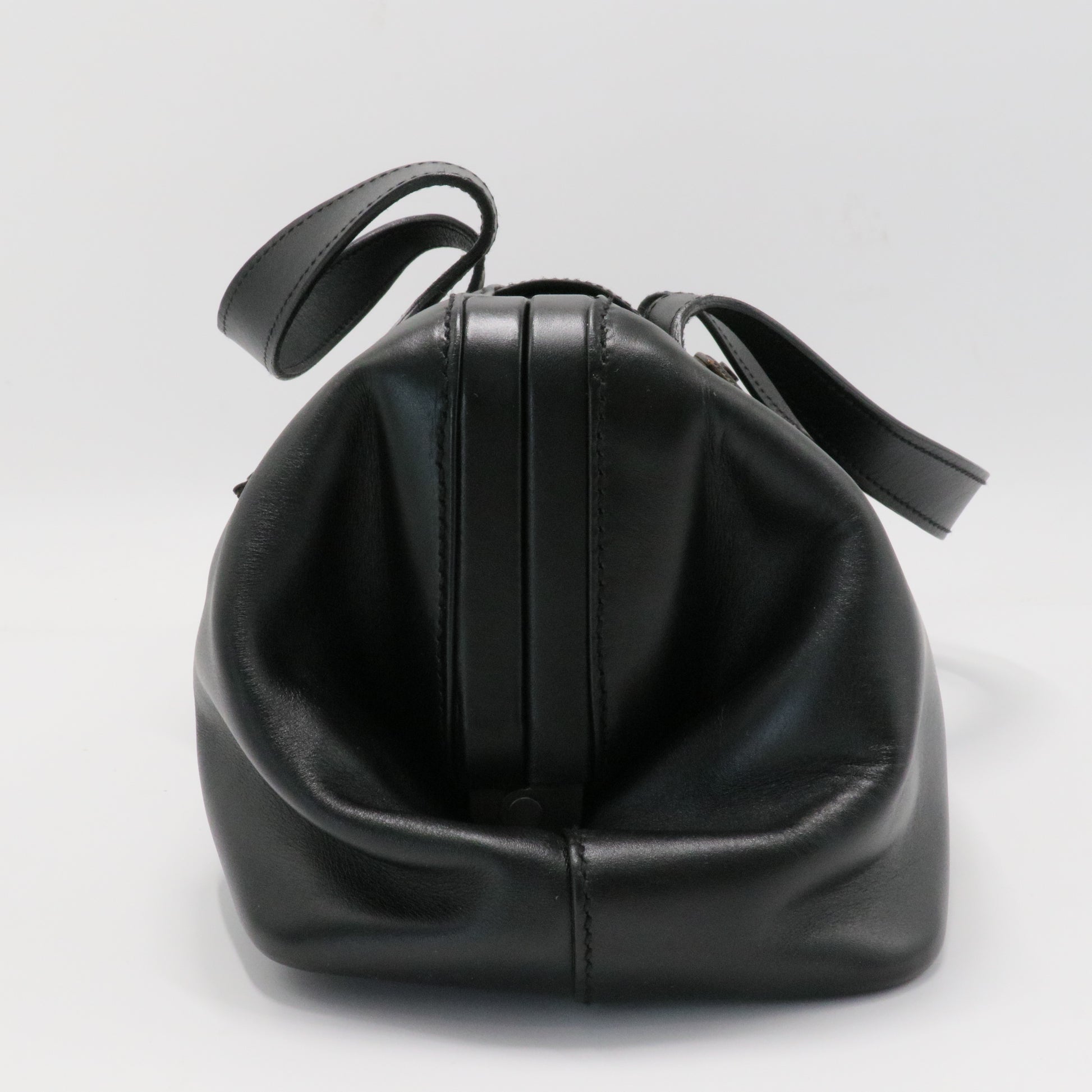 Leather Bowler Bag