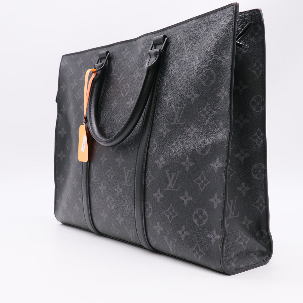 Louis Vuitton Monogram Eclipse Sac Plat Horizontal Zipper twins LDZ361