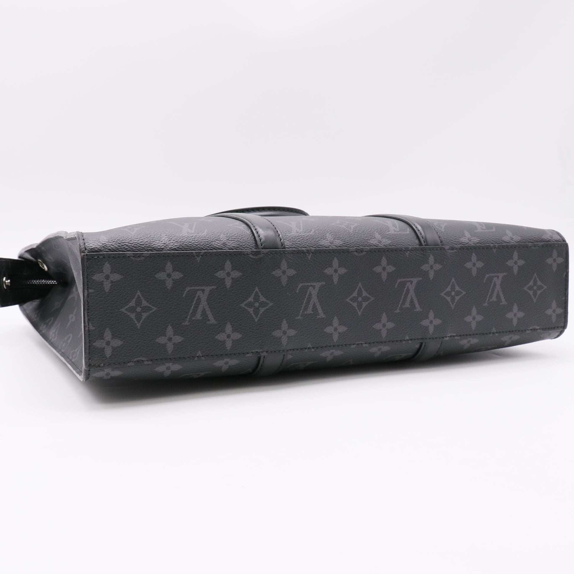 Louis Vuitton Monogram Eclipse Sac Plat Horizontal Zipper twins LDZ361