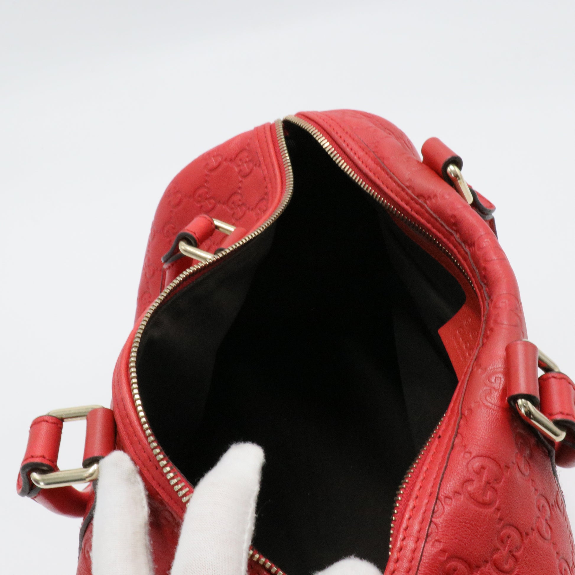 Joy Boston Bag Guccissima Leather Medium