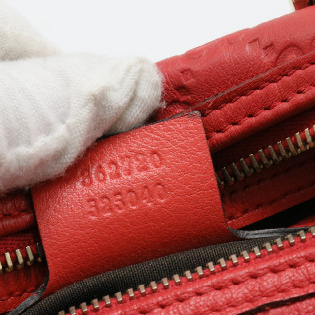 Joy Boston Bag Guccissima Leather Medium