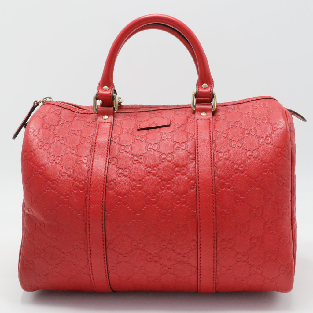 Joy Boston Bag Guccissima Leather Medium