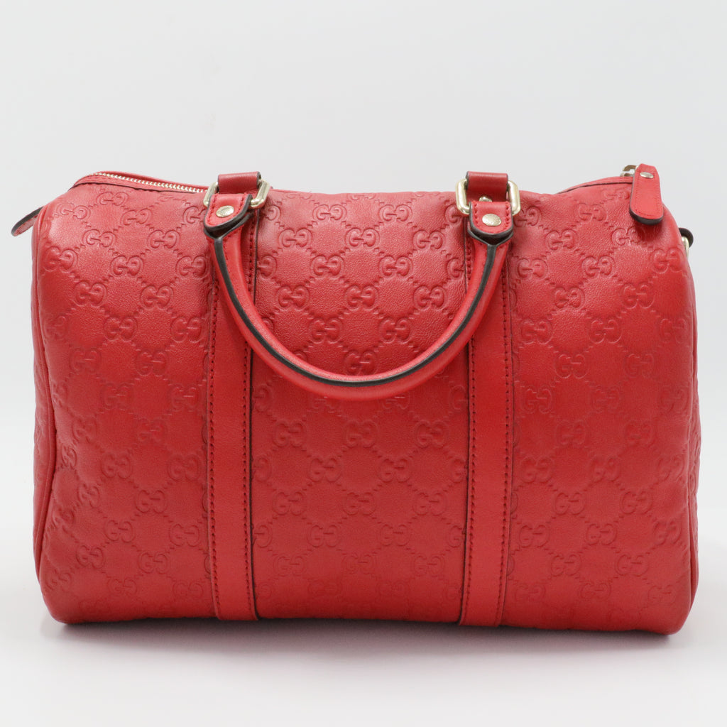 Joy Boston Bag Guccissima Leather Medium