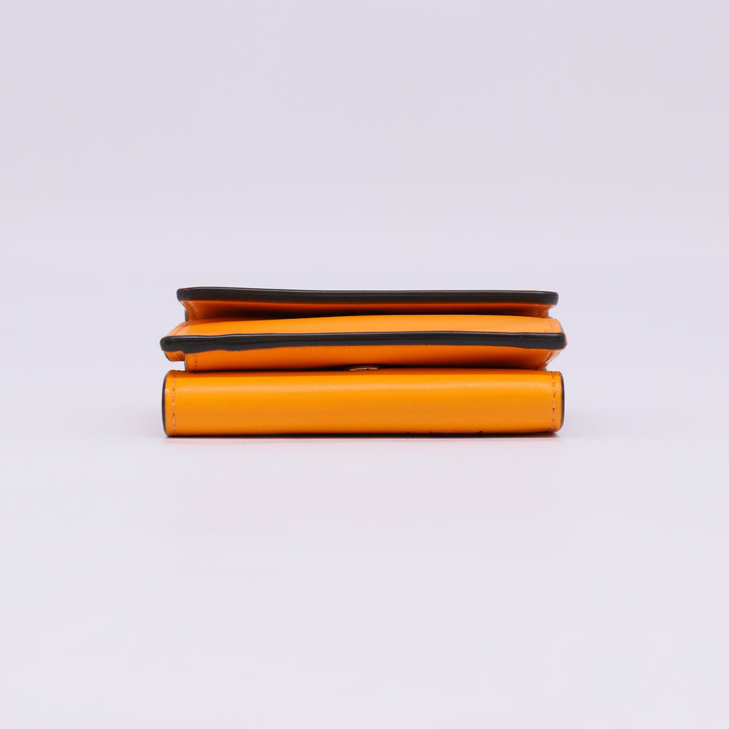 Brown Leather Trifold Wallet W22999