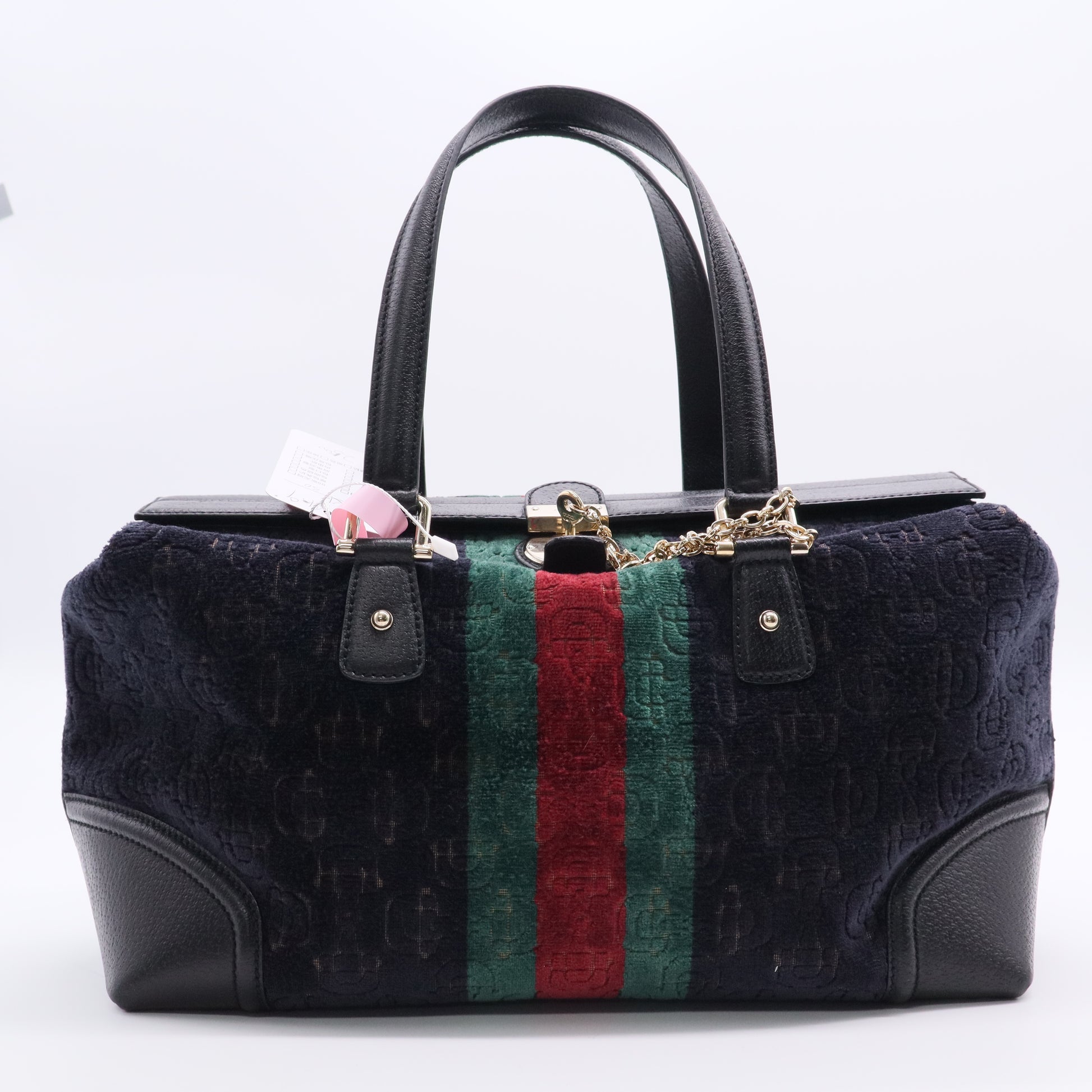 Gucci Treasure Boston Bag GG Canvas Medium