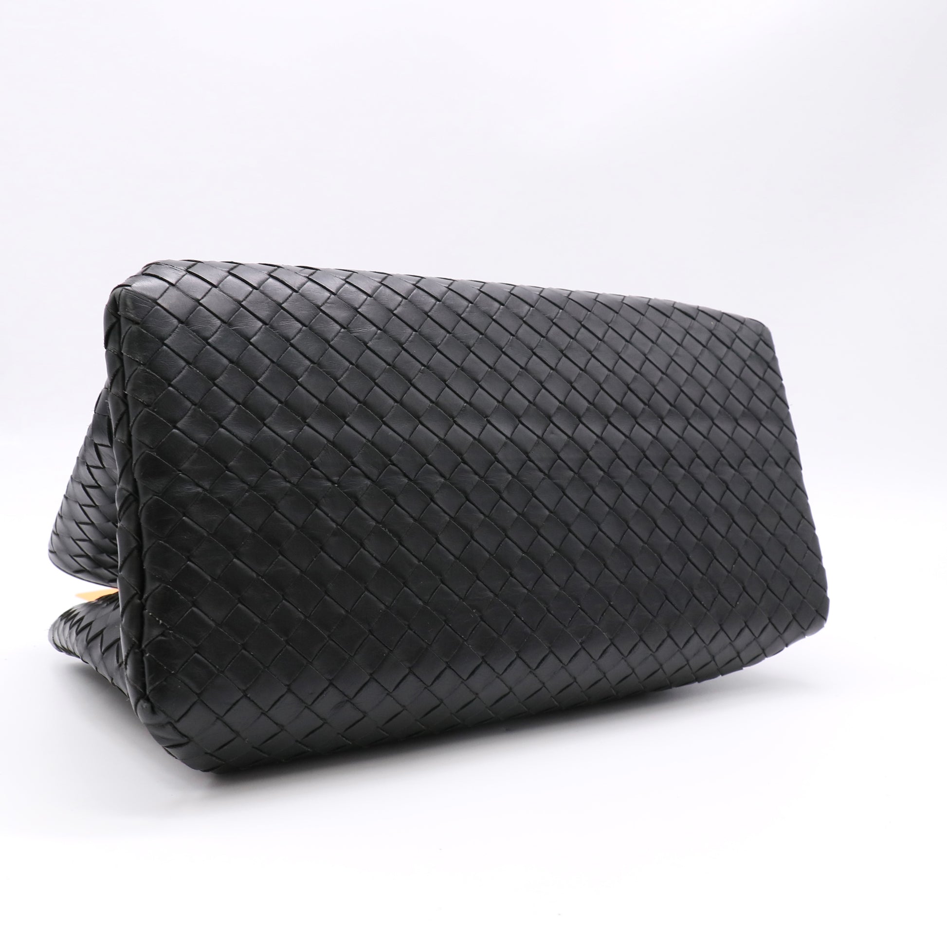 Bottega Veneta Light Calf Intrecciato Small Roma Tote Light Tourmaline twins LDZ359