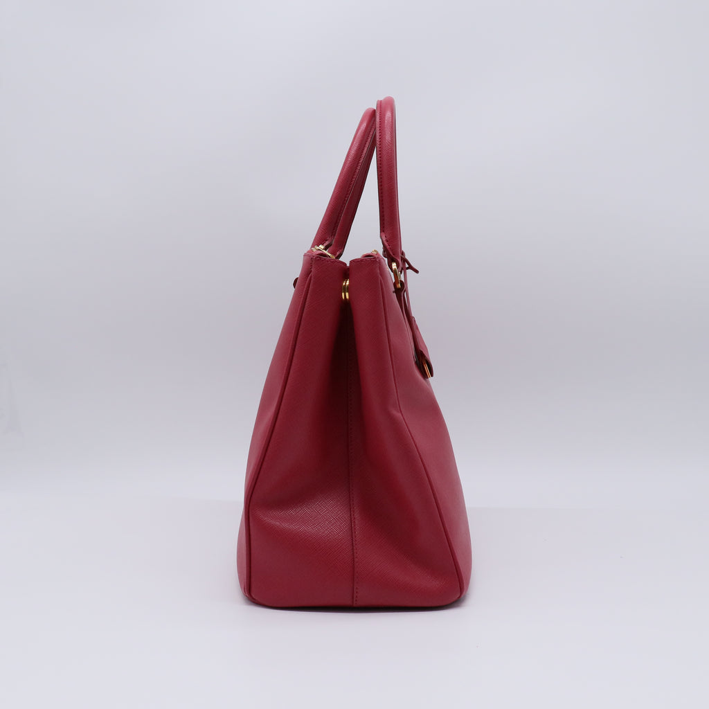 Prada Saffiano Lux Galleria Double Zip Tote Bag B21932