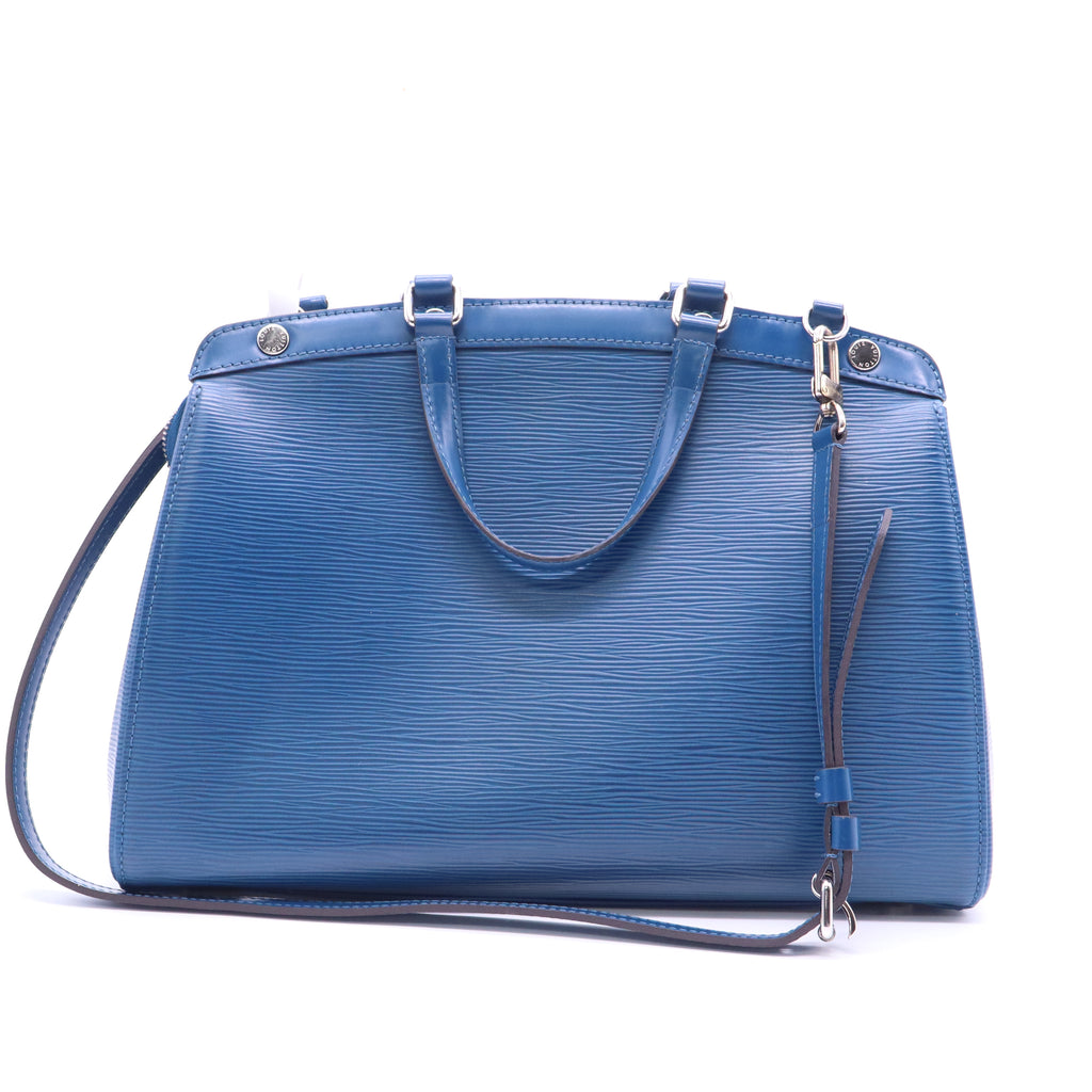 Cyan Epi Leather Brea MM Bag twins B21026