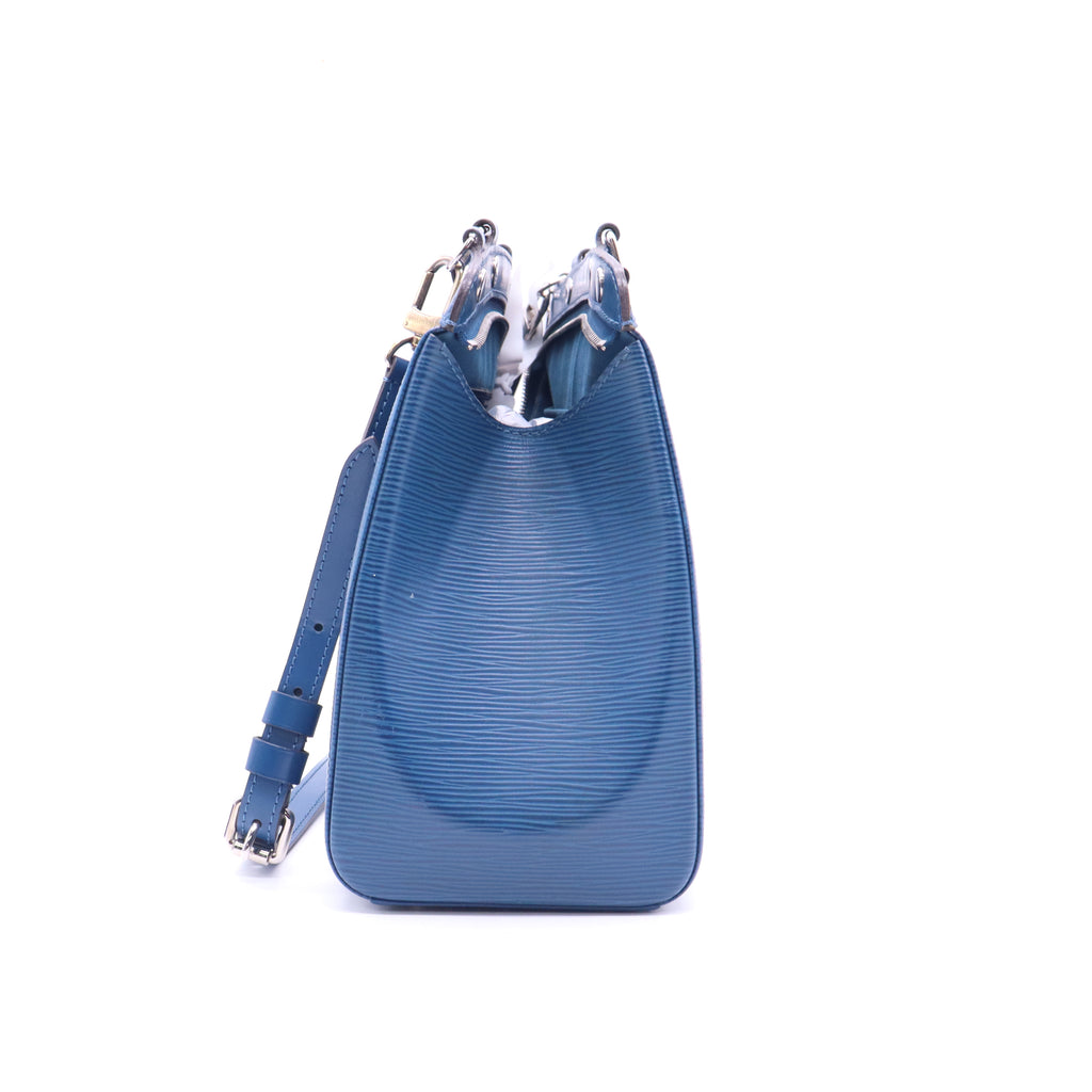 Cyan Epi Leather Brea MM Bag twins B21026