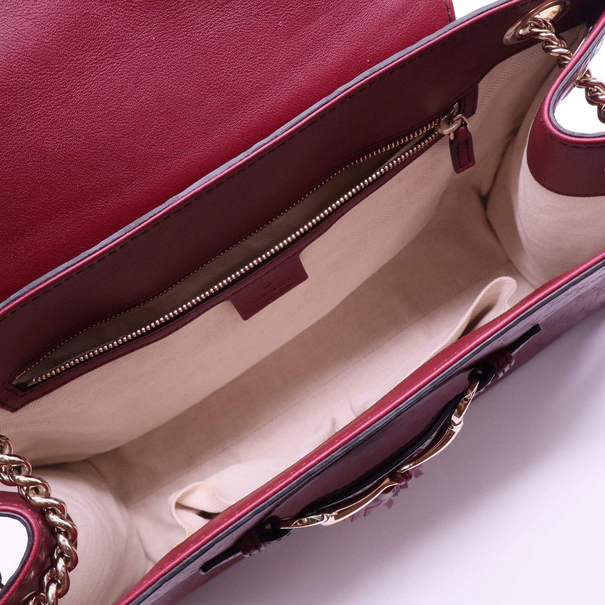 Gucci Guccissima Leather Emily Large Shoulder Bag