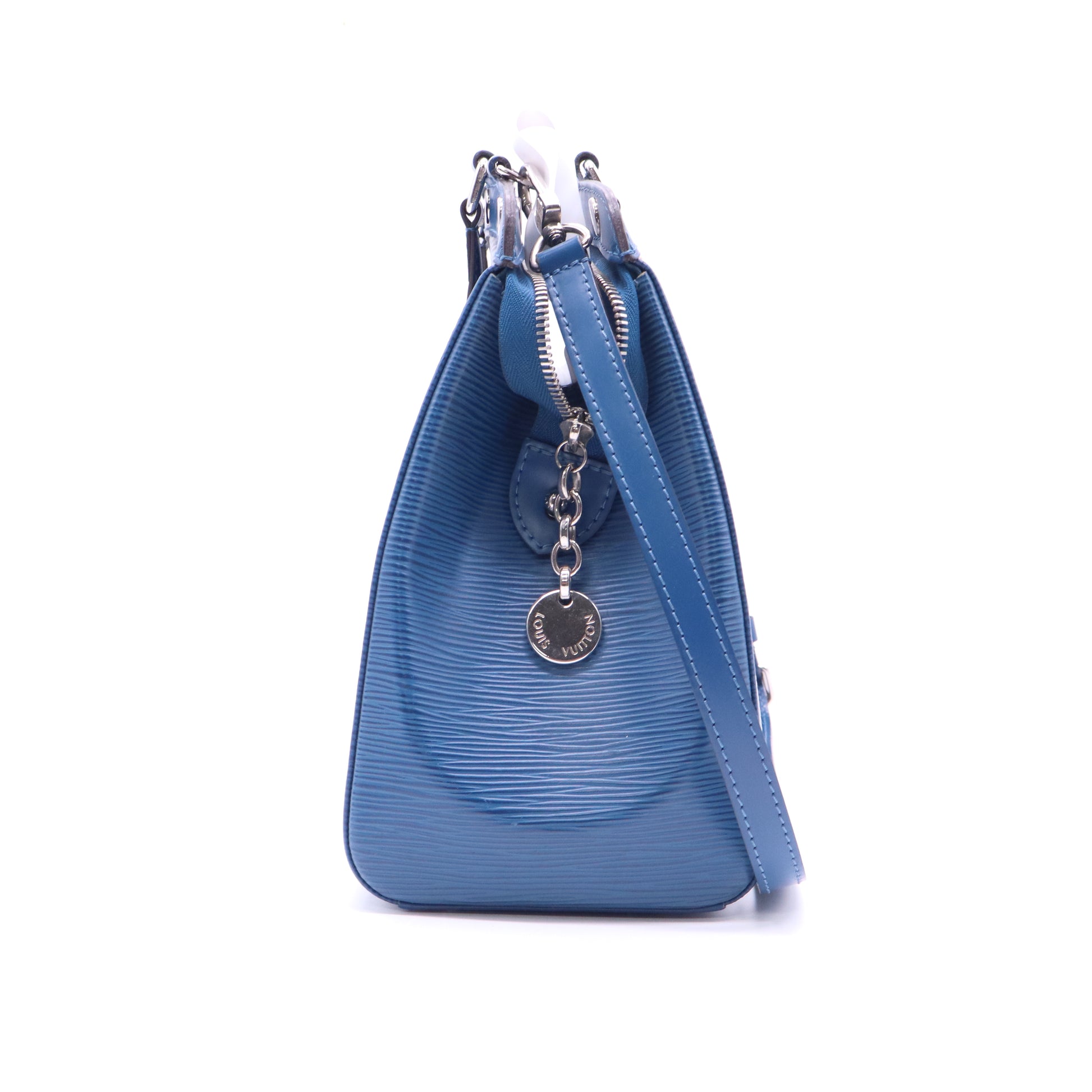 Cyan Epi Leather Brea MM Bag twins B21026