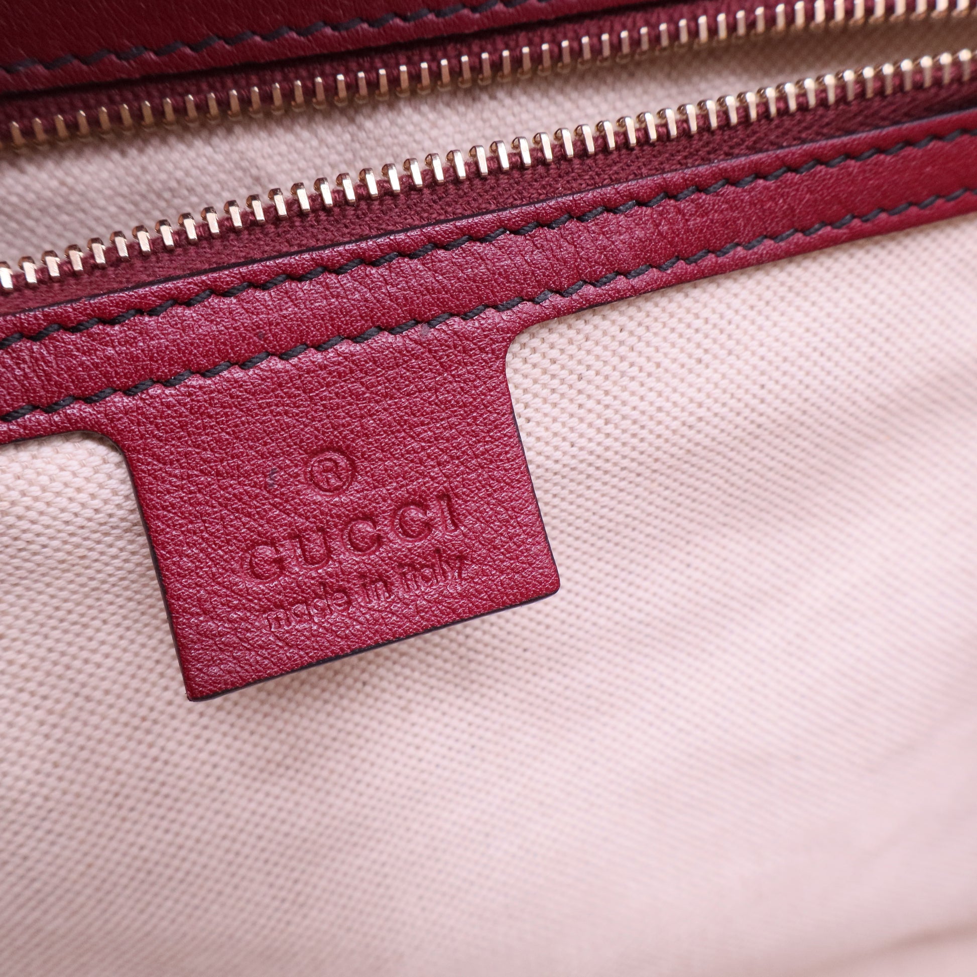 Gucci Guccissima Leather Emily Large Shoulder Bag