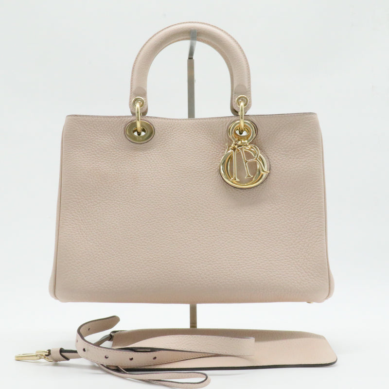 Diorissimo Tote Pebbled Leather Medium