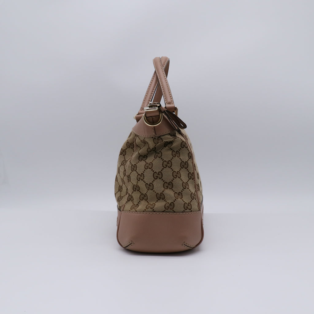 Monogram Web Mayfair Top Handle Satche B22048