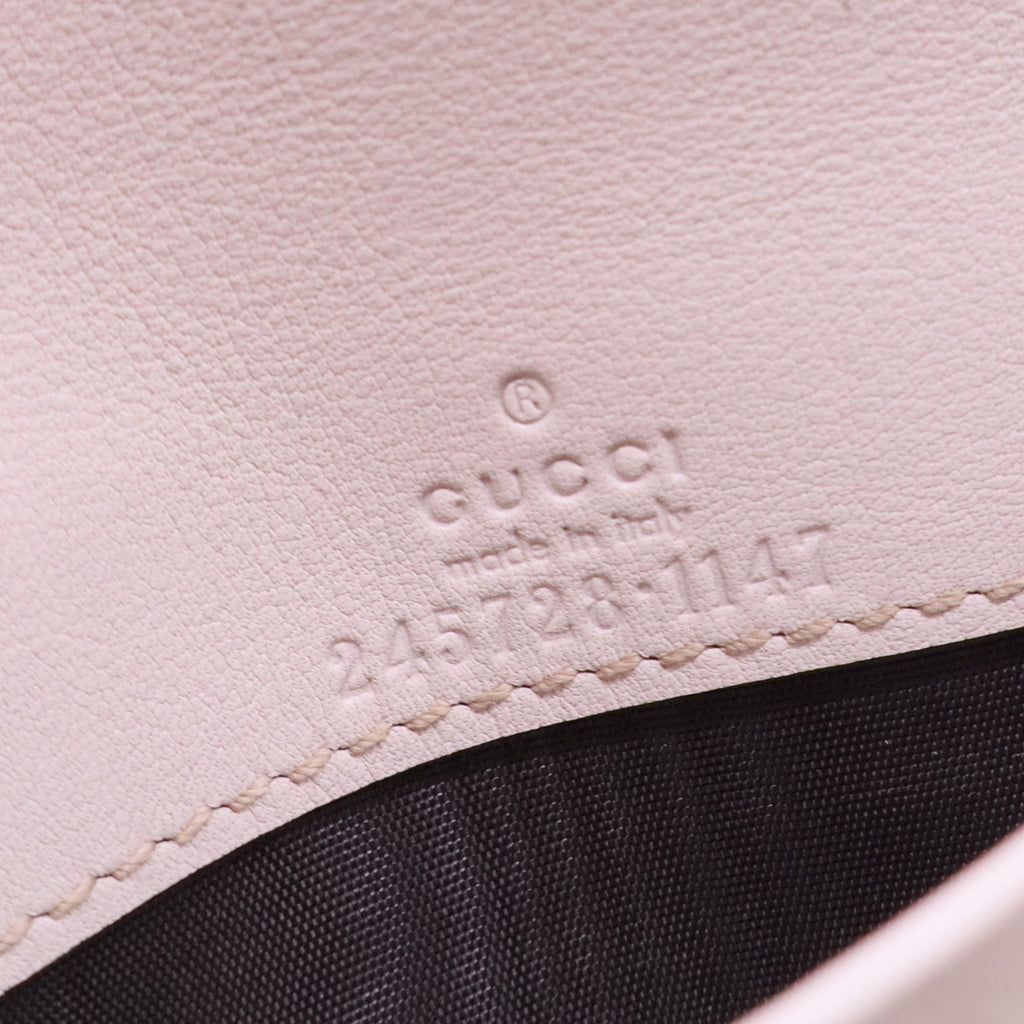 GUCCI GG Heart Leather Wallet twins