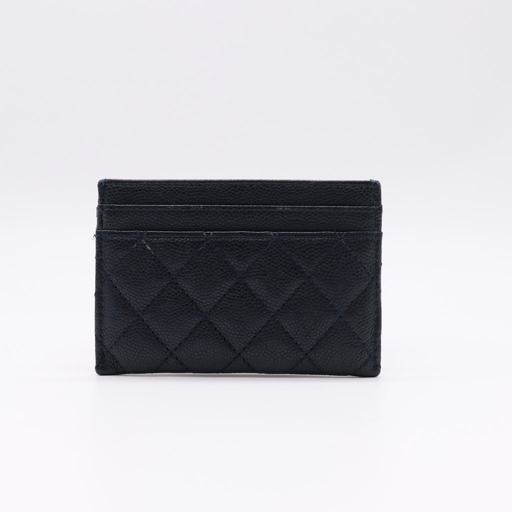 Chanel Boy Chanel Card Holder Black twins LDZ360